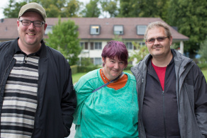 (v.l.n.r.) Dominic Remund, Susanne Willen, Maurice Collin